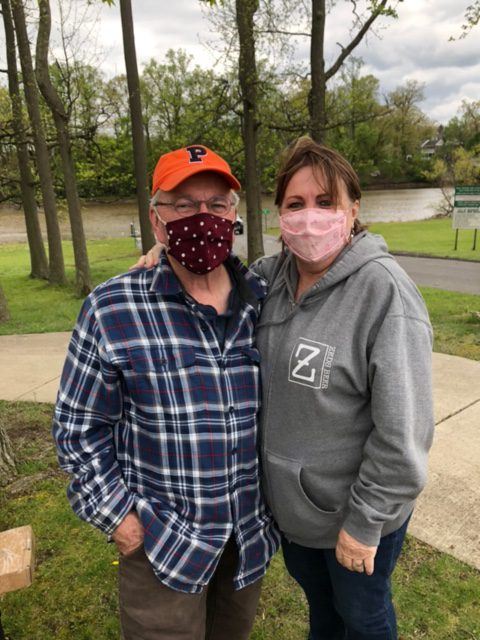 Two Volunteers of the Clean-Up